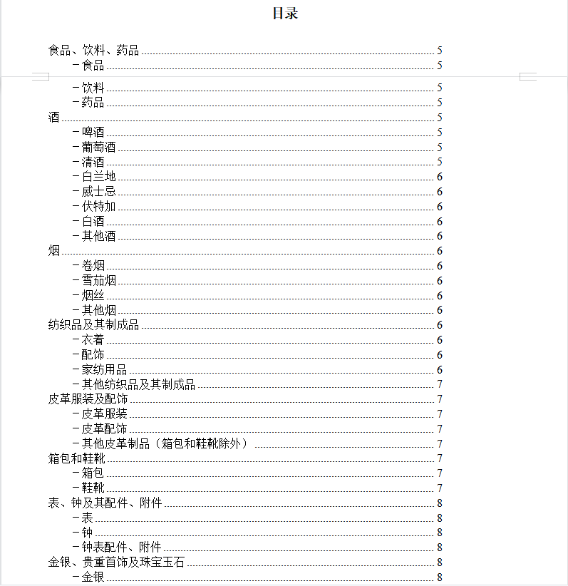 私人进出境物品HS归类及关税率介绍(图1)