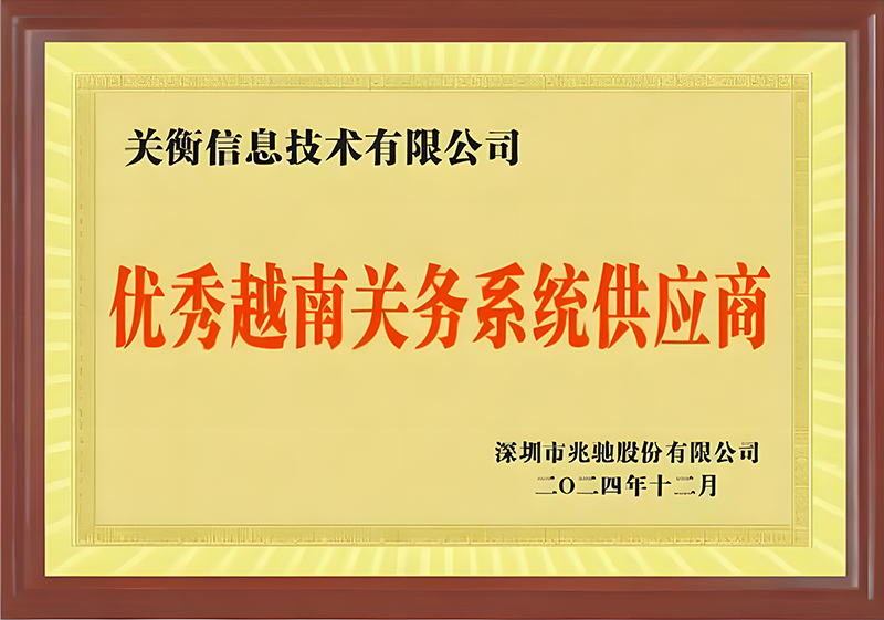 关衡荣获 “优秀越南关务软件供应商”，数字化赋能，共筑卓越之路(图1)