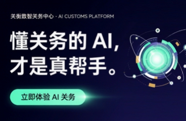 AI关务系统来了，AI驱动下的全球通关与